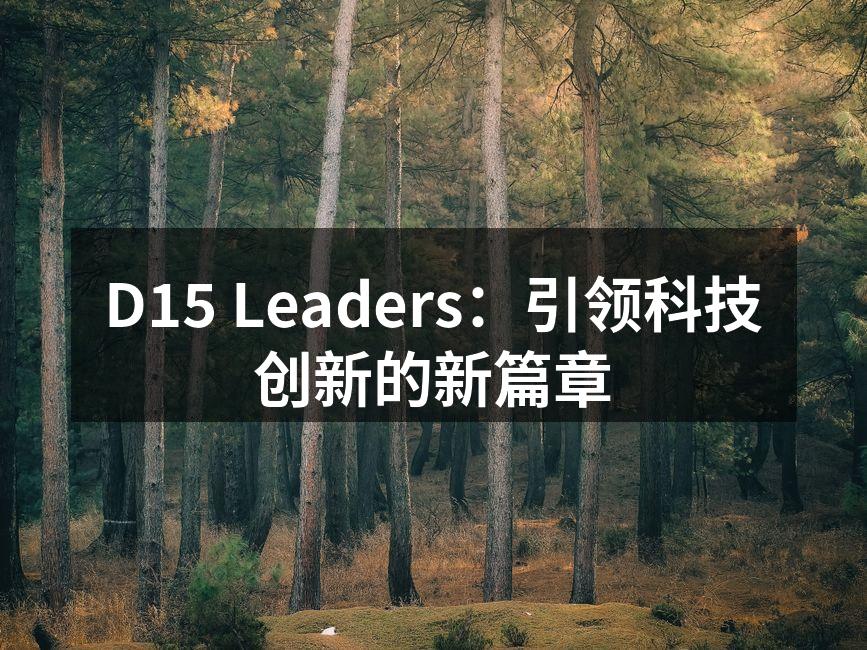 D15 Leaders：引领科技创新的新篇章